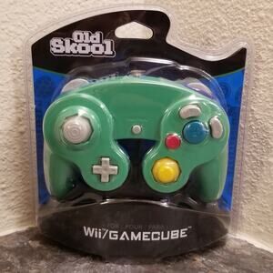 Gamecube Controller, Green (NEW) - Nintendo - Old Skool